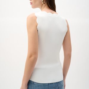 Joseph Ribkoff Viscose Sweater Knit Fitted Tank Top
