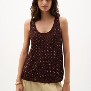 Joseph Ribkoff Embellished Knit Camisole