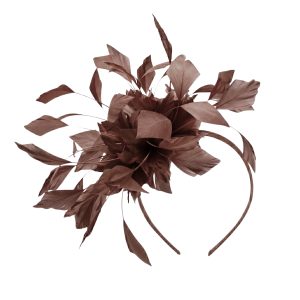 Boardmans "Atalee"  Chocolate feather fascinator