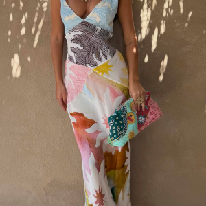Never Fully Dressed ABSTRACT SOLEIL EMILIA DRESS