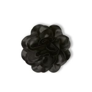 Chalk Hove Flower Brooch | Black