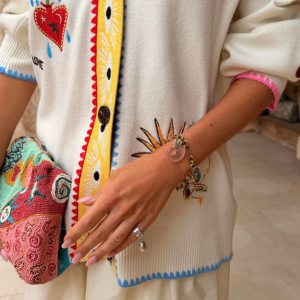 Never Fully Dressed CREAM CELESTIAL MARTHA CARDIGAN