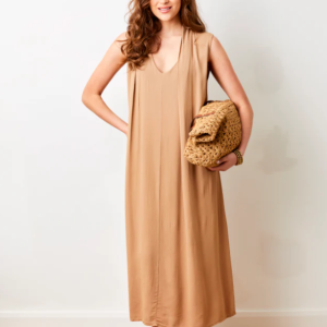 Suzy D Gladiola Crepe Maxi Dress With Overlay