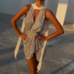Never Fully Dressed Sequin Lily Top