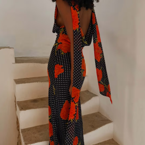 Never Fully Dressed Black Poppy Sophie Dress