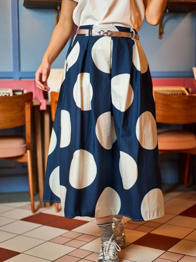 Black Colour Cannes skirt - Blue