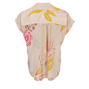 Black Colour  Luna Andrea s/s blouse - Poppy Rose