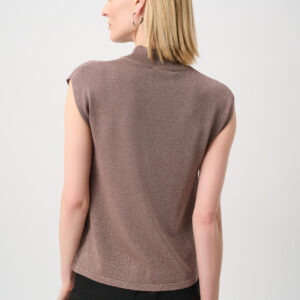 Joseph Ribkoff Knit Sleeveless Pullover with Iron-On Detail