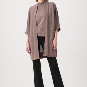 Joseph Ribkoff Sweater Knit Cover-Up with Iron-On Detail