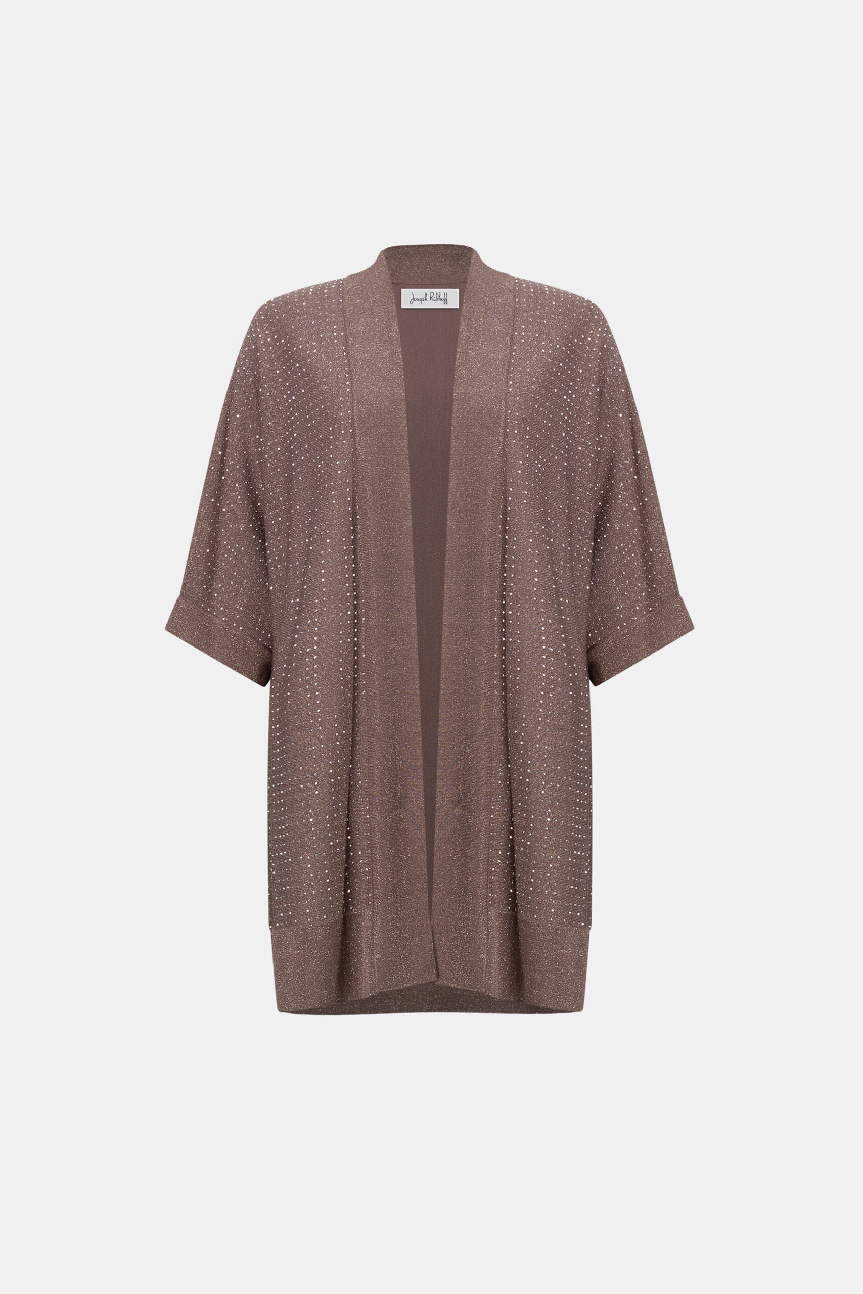 Joseph Ribkoff Sweater Knit Cover-Up with Iron-On Detail