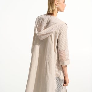 Joseph Ribkoff Memory and Mesh A-Line Cover-Up With Hood