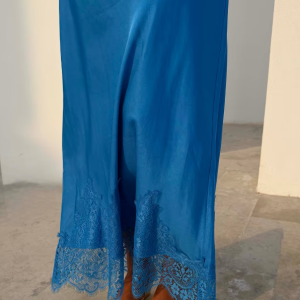 Never Fully Dressed Cobalt Maeva Midi Skirt
