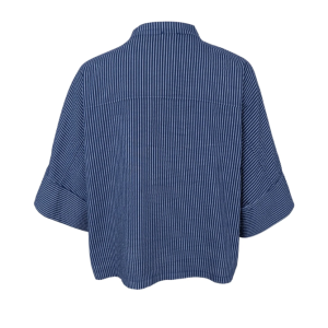 Black Colour Ally loose shirt - Navy