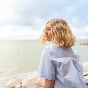 Chalk Carter Shirt | Pale Blue