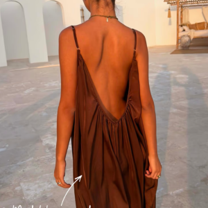 Never Fully Dressed Chocolate Balloon Jumpsuit