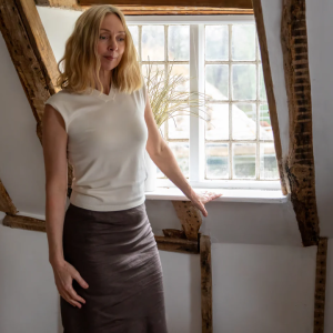 Chalk Leah Top | Ivory
