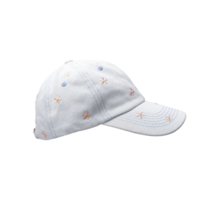 Black Colour Idun Denim Cap - Light Blue Denim