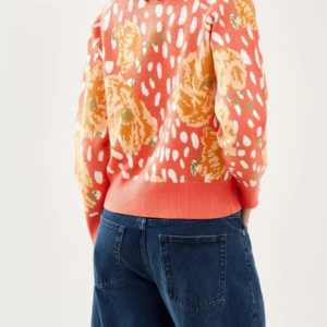Never Fully Dressed Coral Poppy Cardigan