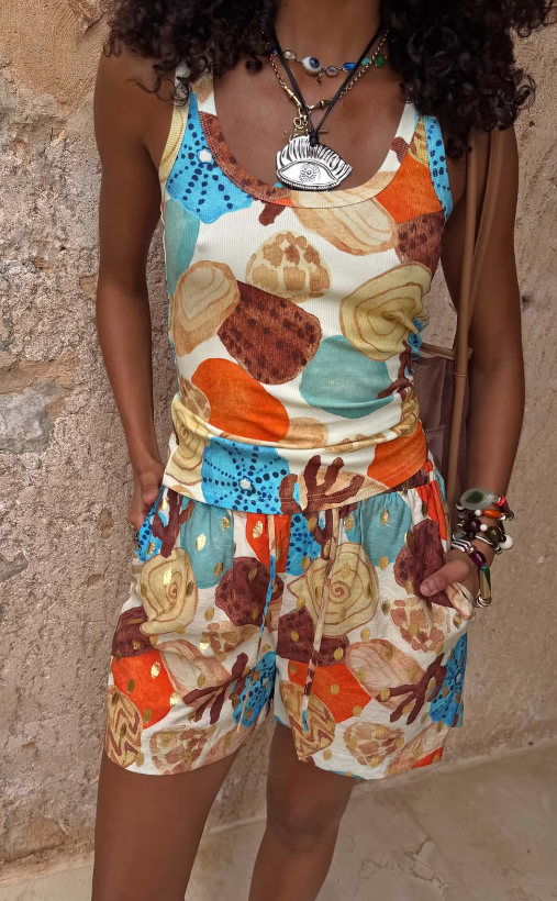 Never Fully Dressed SHELL RIB TANK