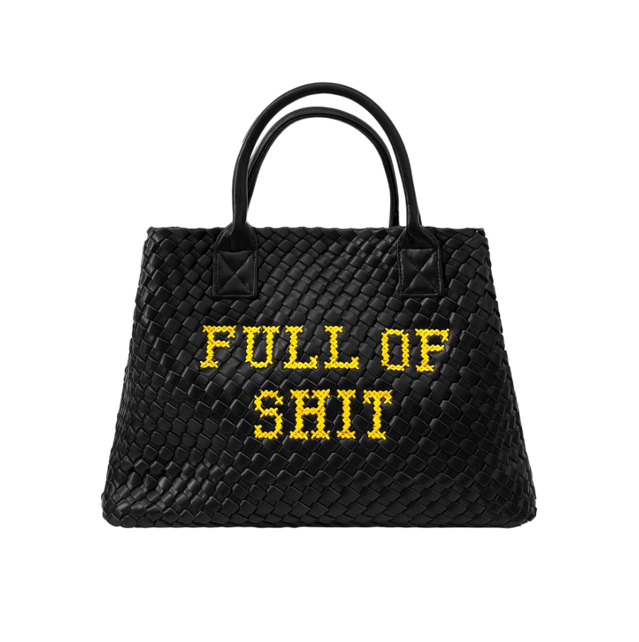 Lilly Loves Full of Sh*t Woven Handbag