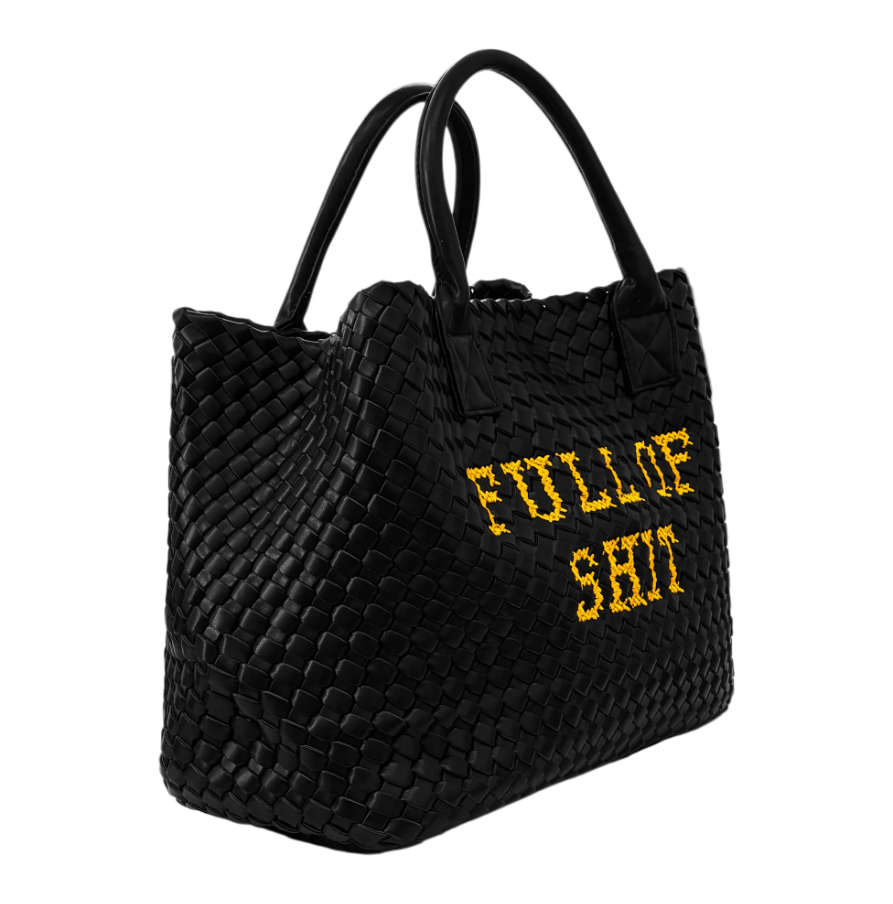 Lilly Loves Full of Sh*t Woven Handbag