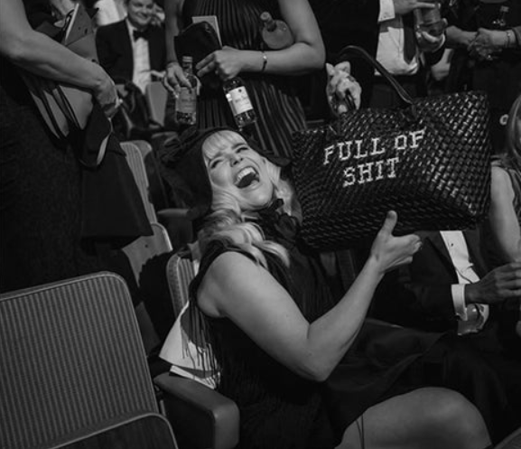 Lilly Loves Full of Sh*t Woven Handbag