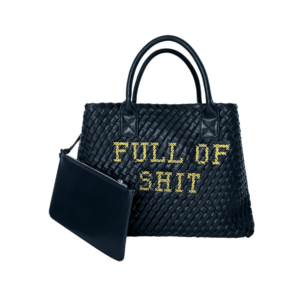 Lilly Loves Full of Sh*t Woven Handbag