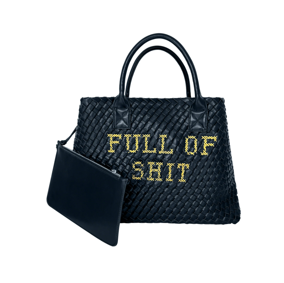 Lilly Loves Full of Sh*t Woven Handbag