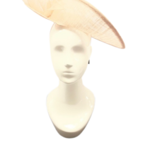 Failsworth Praline Sinamay Disc on Headband