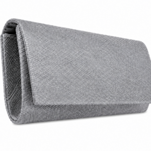 Failsworth Sinamay Clutch in Steel