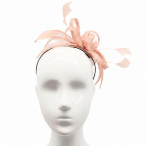 Failsworth Apricot Sinamay Fascinator Headband