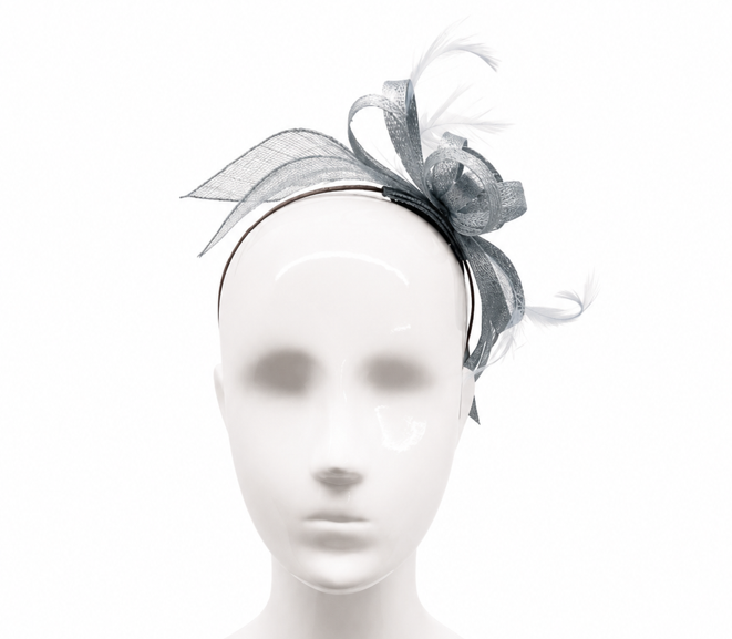 Failsworth Bluebell Sinamay Fascinator Headband