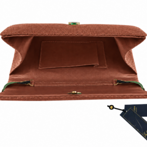 Failsworth Sinamay Clutch in Caramel