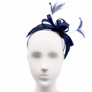 Failsworth Cobalt Sinamay Fascinator Headband