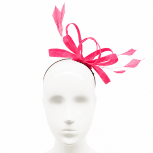 Failsworth Coral Structured Sinamay Fascinator headband