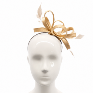 Failsworth Fizz Structured Sinamay Fascinator headband
