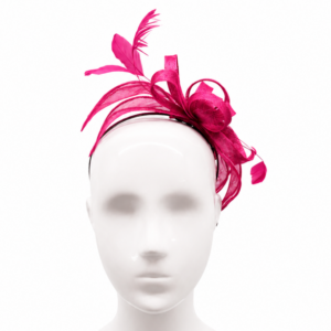 Failsworth Fuchsia Sinamay Fascinator Headband