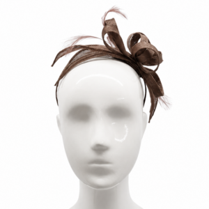 Failsworth Mocha Sinamay Fascinator Headband