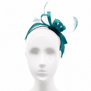 Failsworth Peacock Sinamay Fascinator Headband