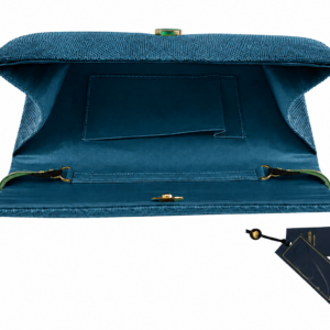Failsworth Sinamay Clutch in Petrel