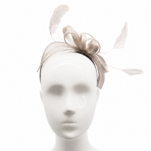 Failsworth Silver Sinamay Fascinator Headband