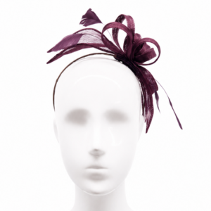 Failsworth Sloe Sinamay Fascinator Headband
