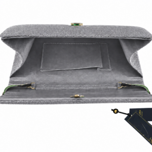 Failsworth Sinamay Clutch in Steel