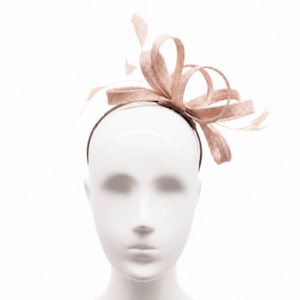 Failsworth Truffle Structured Sinamay Fascinator headband
