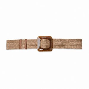 Black Colour Amber Belt - Oat