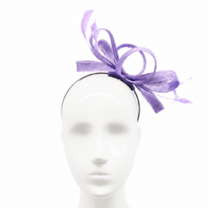 Failsworth Violet Sculpted Sinamay Fascinator headband