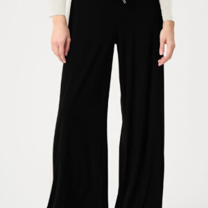Joseph Ribkoff Silky Knit Color Block Wide Leg Pull-On Pants