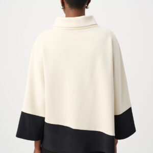 Joseph Ribkoff Scuba Jersey Color Block Trapeze Top
