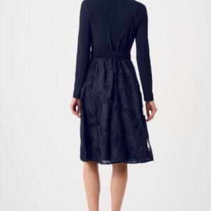 Joseph Ribkoff Signature | Silky Knit and Novelty Fit and Flare Dress