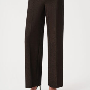 Joseph Ribkoff Signature | Sparkle Knit Wide Leg Pull-On Pants